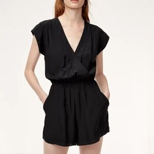 Aritzia Babaton Corbett romper 100% silk